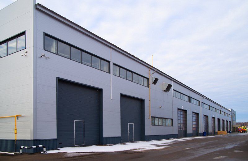 Промышленные секционные ворота ALUTECH ProPlus 4000×4000 S-гофр