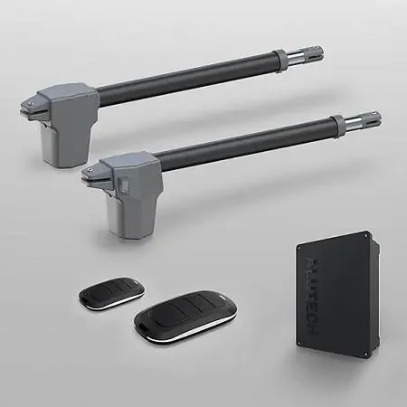 Комплект приводов для распашных ворот AN-Motors ATW-400KIT + фотоэлементы P5103 + сигнальная лампа F5002