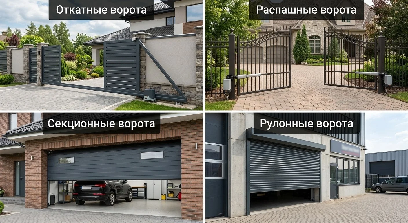 виды автоматических ворот