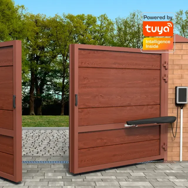 Smart привод ALUTECH Ambo AM‑5000KIT‑N‑Sm для распашных ворот c модулем Wi‑fi